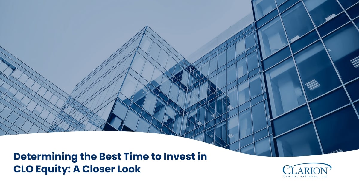 Determining the Best Time to Invest in CLO Equity: A Closer Look